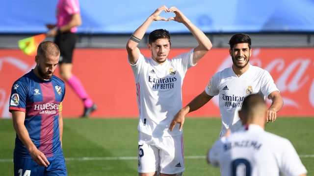 Real Madrid midfielder Fede Valverde