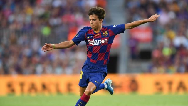 Barcelona midfielder Riqui Puig