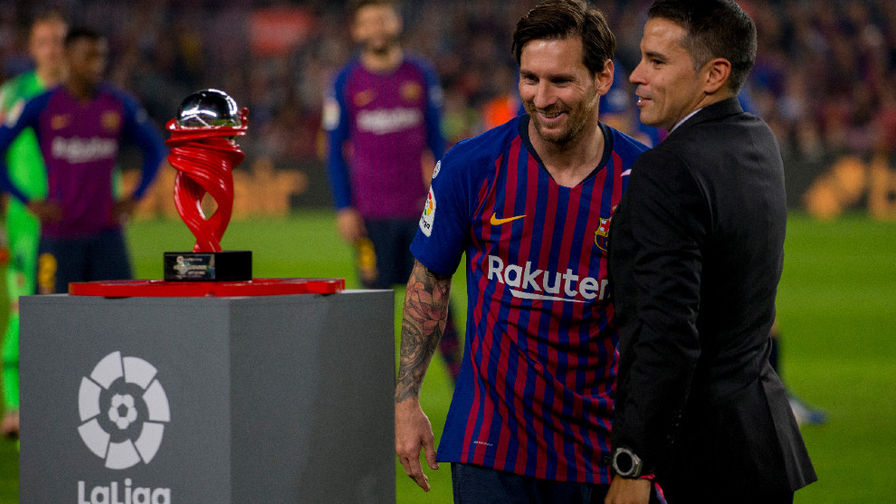 Messi Saviola Barcelona