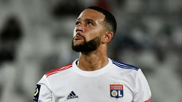 Lyon forward Memphis Depay