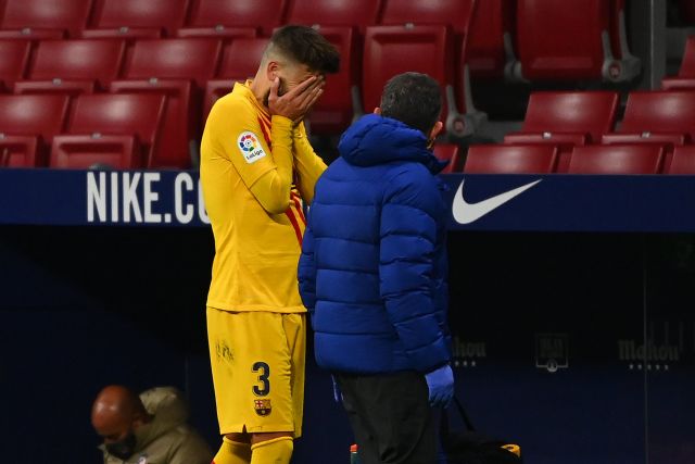 Barcelona defender Gerard Pique