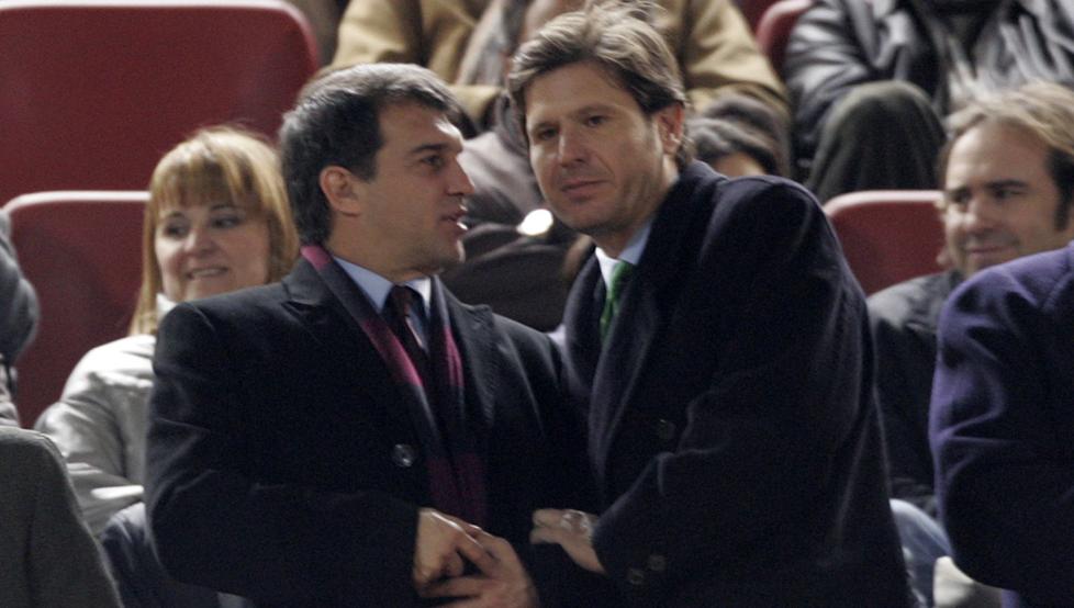 Joan Laporta and Mateu Alemany