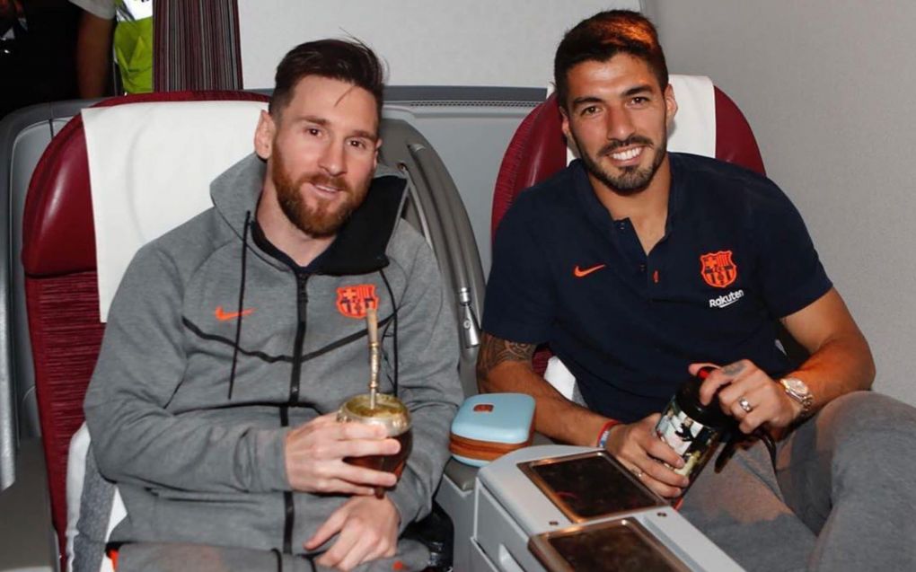 Luis Suarez and Lionel Messi