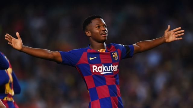 Barcelona teenage star Ansu Fati