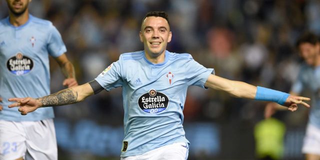 El delantero del Celta de Vigo Iago Espace