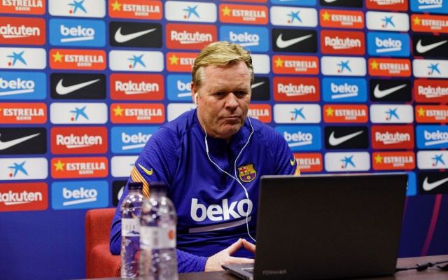 Barcelona boss Ronald Koeman