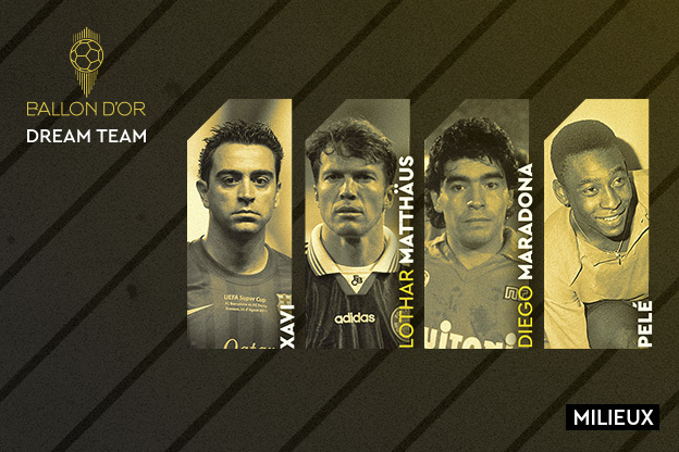 Ballon D Or Dream Team Announced Former Barcelona Stars Xavi And Maradona Selected As Best Ever Midfielders Football Espana