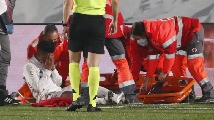 Real Madrid forward Rodrygo Goes injured