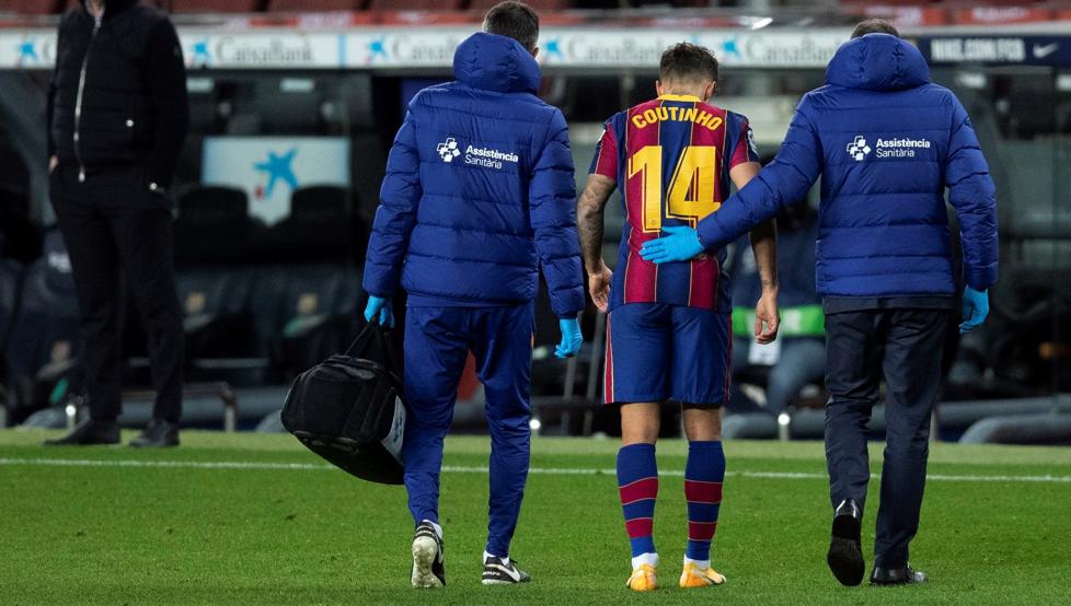 Philippe Coutinho Barcelona injury