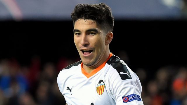 Valencia midfielder Carlos Soler