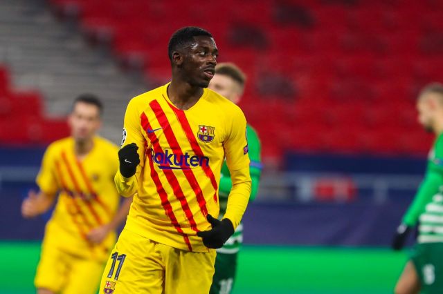 Barcelona forward Ousmane Dembele