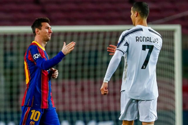 Lionel Messi and Cristiano Ronaldo