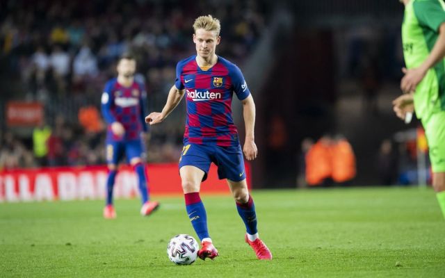 Barcelona midfielder Frenkie De Jong