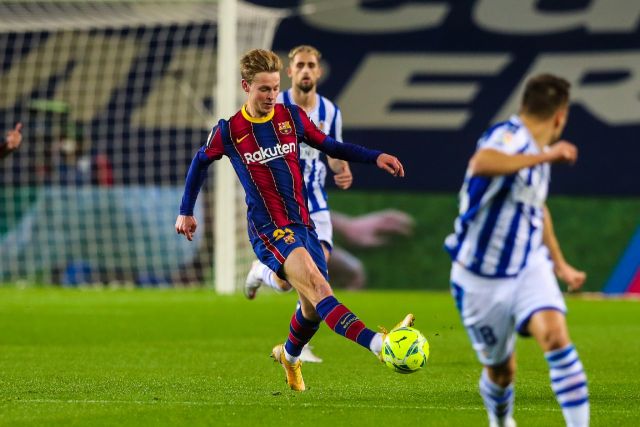 Barcelona's Frenkie De Jong