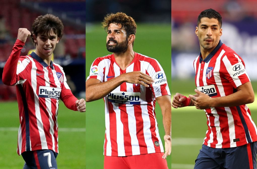 Joao Felix, Diego Costa, Luis Suarez = Atletico Madrid