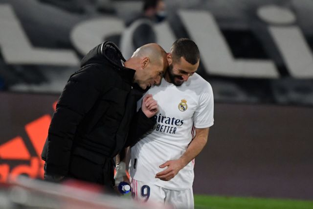 Karim Benzema and Zinedine Zidane