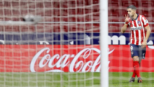 Atletico Madrid striker Luis Suarez