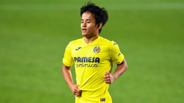 Villarreal midfielder Takefusa Kubo, on loan from Real Madrid