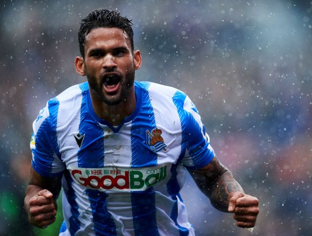 Real Sociedad striker Willian Jose