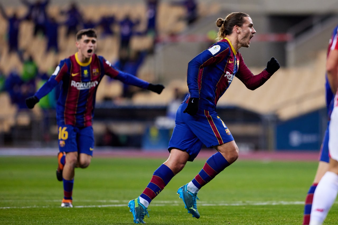 Watch: Antoine Griezmann gives Barcelona the lead against ...