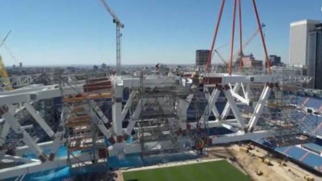 Real Madrid's Santiago Bernabeu stadium