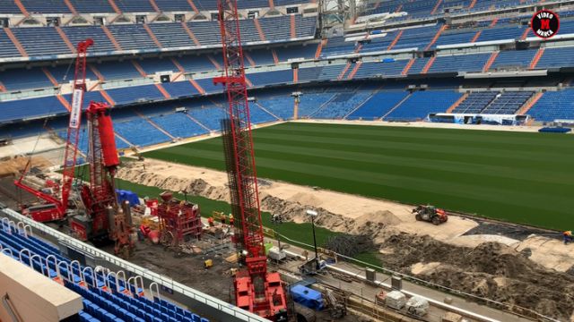 Real Madrid's Santiago Bernabeu stadium