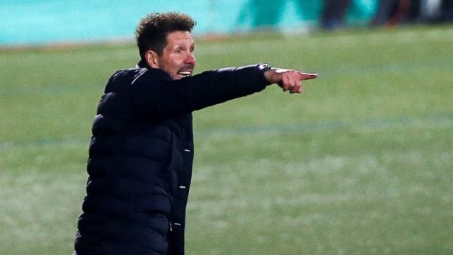 Diego Simeone, directeur de l'Atletico Madrid