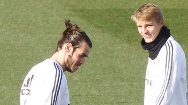 Gareth Bale and Martin Odegaard