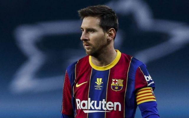 Barcelona captain Lionel Messi