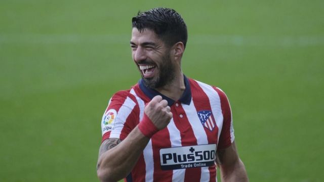 Atletico Madrid striker Luis Suarez