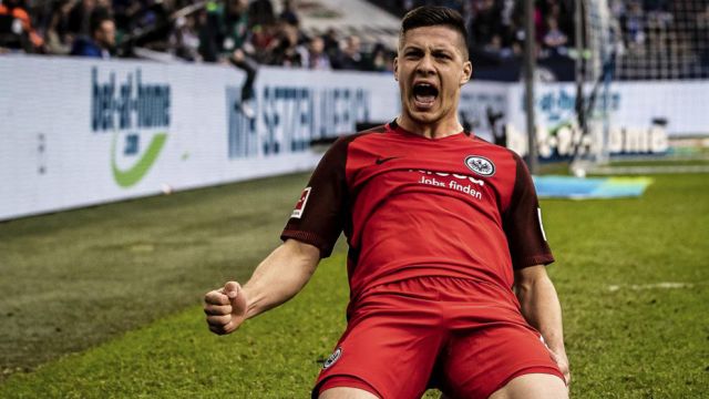 Real Madrid striker Luka Jovic