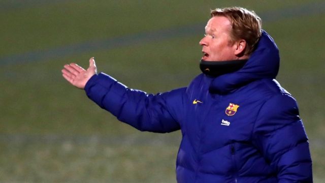 Barcelona manager Ronald Koeman