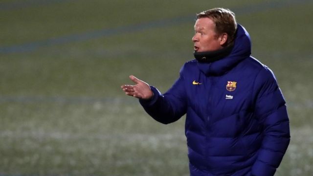 Barcelona manager Ronald Koeman