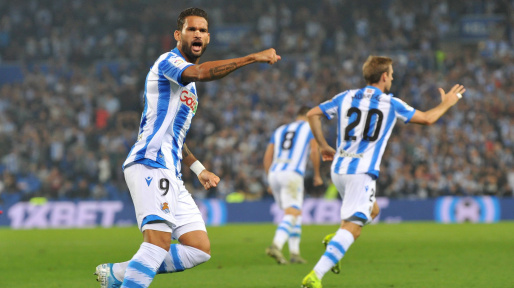 Real Sociedad striker Willian Jose