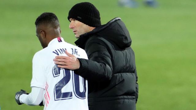 Zinedine Zidane and Vinicius