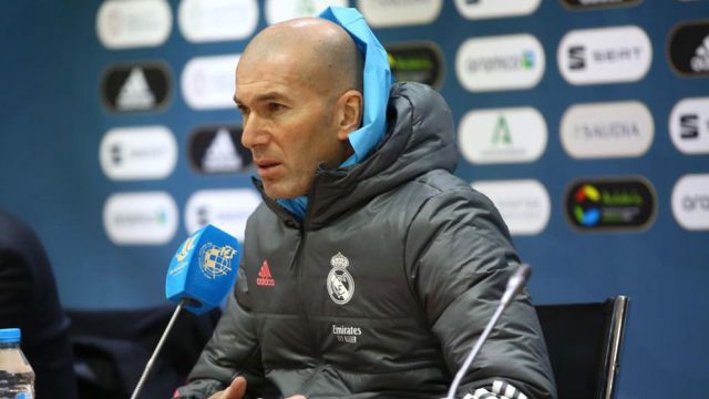 Real Madrid boss Zinedine Zidane