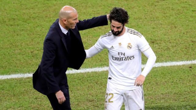 Zinedine Zidane and Isco