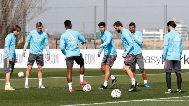 Real Madrid training