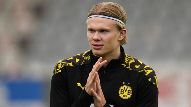 Borussia Dortmund striker Erling Haaland