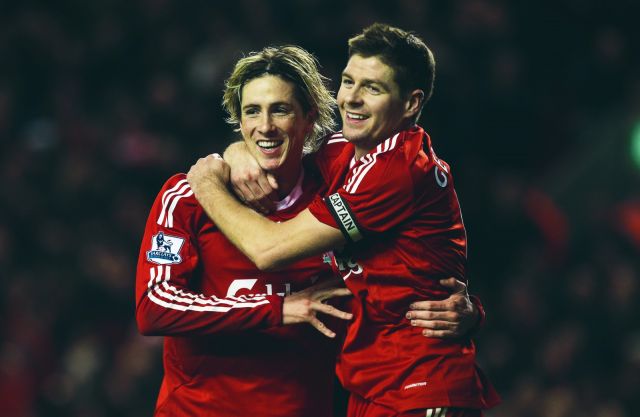 Fernando Torres and Steven Gerrard