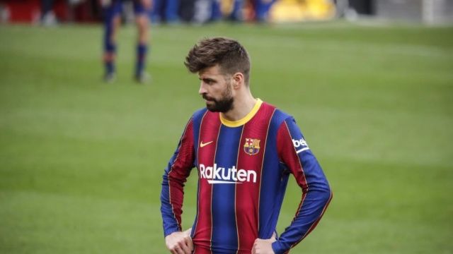 Barcelona defender Gerard Pique