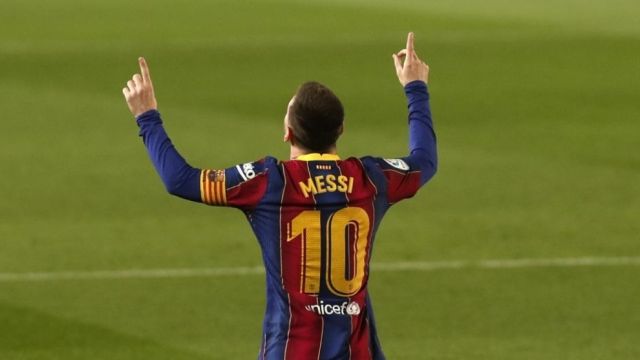 Barcelona captain Lionel Messi