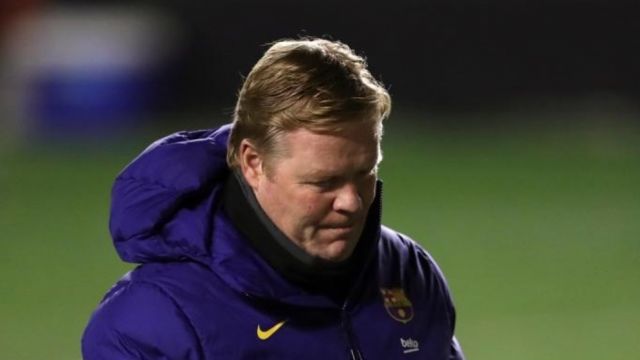 Barcelona manager Ronald Koeman