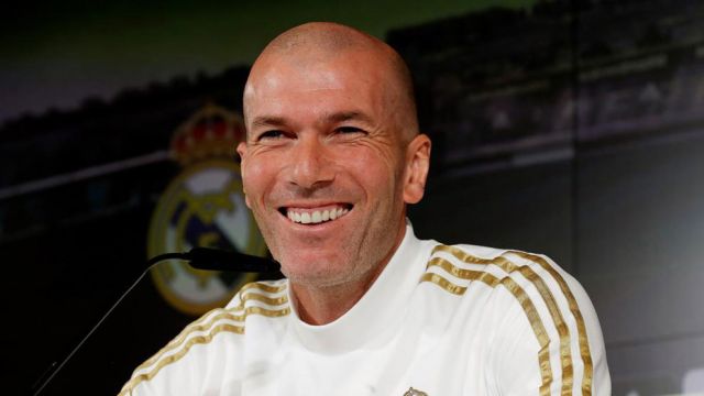 Real Madrid manager Zinedine Zidane