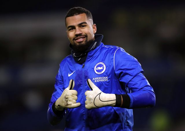 Brighton goalkeeper Robert Sanchez