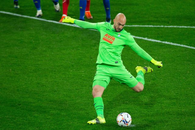 Eibar goal keeper Marko Dmitrovic