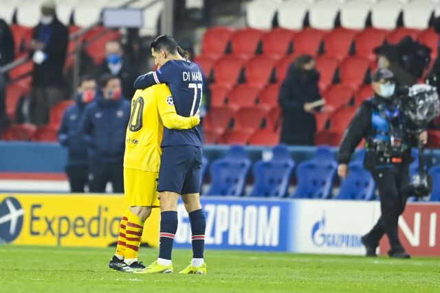 Lionel Messi and Angel Di Maria