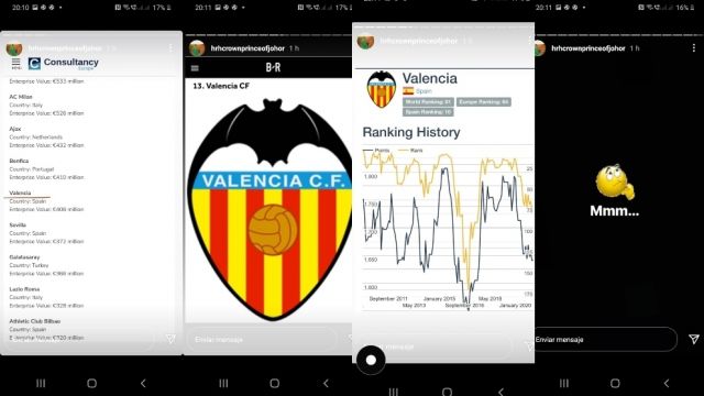 Bukti Pangeran Johor jadi pemilik Valencia. sumber: Football Espana.