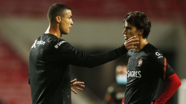 Cristiano Ronaldo y Joao Felix