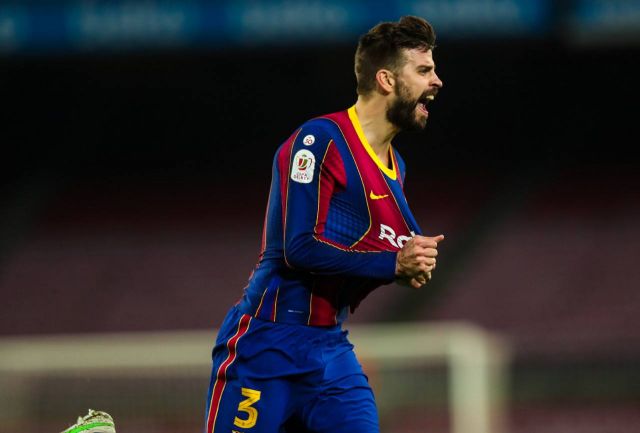 Barcelona defender Gerard Pique